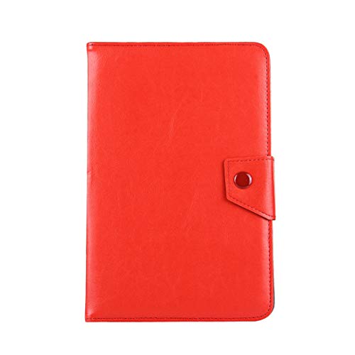 HGUWEI 10 inch Tablets Leather Case Crazy Horse Texture Protective Case Shell with Holder for Asus for ZenPad 10 Z300C, for Huawei for MediaPad M2 10.0-A01W, Cube IWORK10(Black) (Color : Red)