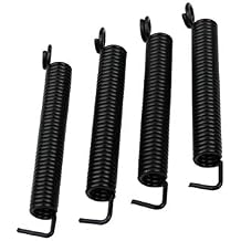 Guyker Noiseless Tremolo Springs Set of 4 for ST Electric Guitar Bridge Instruments Accessories Replacement Part, Black