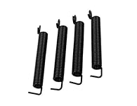 Contains 4 black tremolo springs in total. Length of 67.5mm (2.66inch). Diameter: 8.1mm (0.32inch). It is recommended to view the dimensional drawing before purchasing. The excellent tension of the spring gives the guitar a tight, crisper sound. Appl...