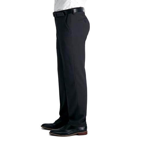 image for Haggar Men's Premium Comfort Dress Pant-Straight Fit Flat Front (Regul