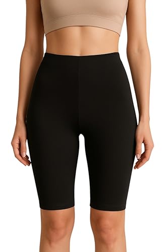 Mizah Women's Legging Shorts Soft and Comfortable Fashion Fit All Sports and Everyday Styles for Girls and Women 50K to 100K (Black, Girls and Women from 50k to 100k)