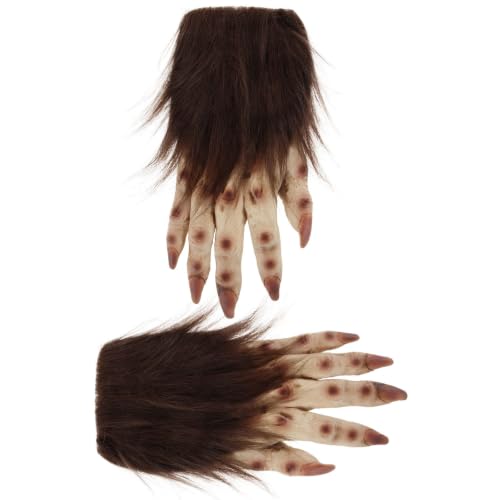 Guantes de garra cómodos hechos de látex y peluche para cosplay