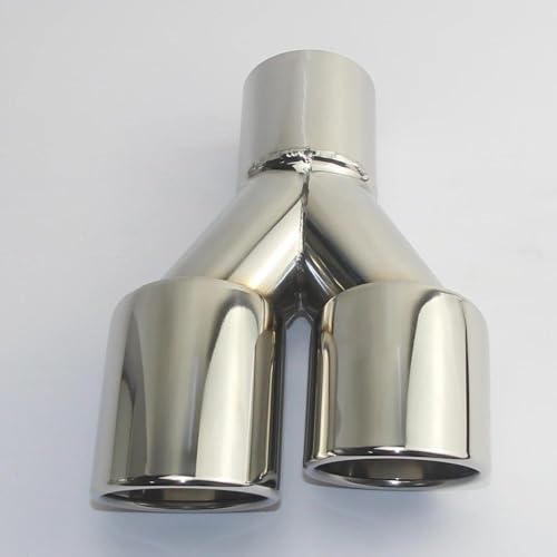Tuyau d'échappement double Y en inox pour sublimer l'allure de votre voiture - 5