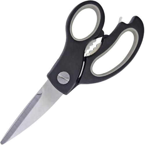 Salad Scissors Kitchen Cooking Shears for Meat Herbs Homegarden Tools Accessories(Grey)