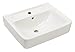 Produktbild Keramag Waschtisch Renova Plan Handwaschbecken, 222250, eckiges Waschbecken mit Überlauf, 55 x 44 cm, Keramik, Weiß, 03848 5