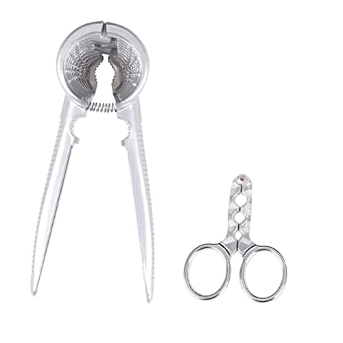 Cabilock 2pcs Walnut Cracker Tool Set Nut Opener Clamp for Home Restaurant Hotel