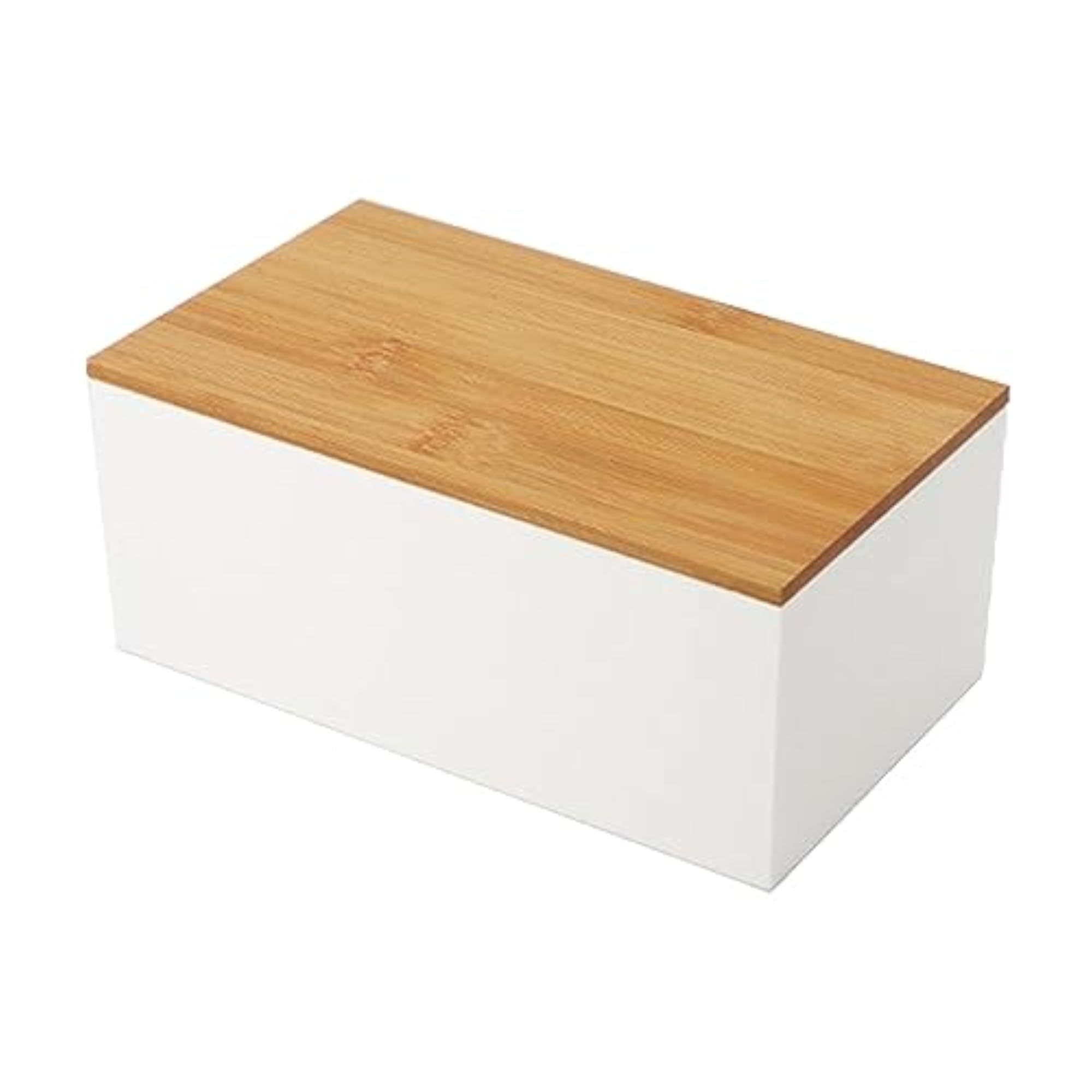 Durable Portable Cosmetic Storage Box for Vanity, White