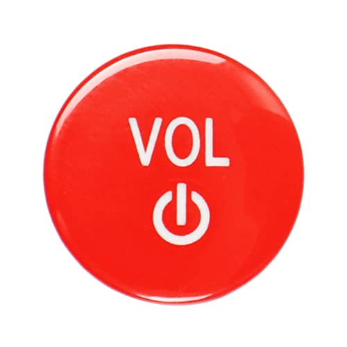 Cnfang4 1 pcs Red stereo Audio Volume Control Knob Covering Caps for BMW G Chassis 2 3 4 8 Series M3 M4 M8 X3 X4 X5 X6 X7 Z4