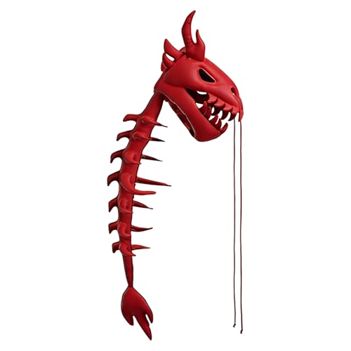 Disfraz de esqueleto de dinosaurio genérico | Cosplay realista y flexible – Disfraz de animal para niños y niñas para , carnaval,