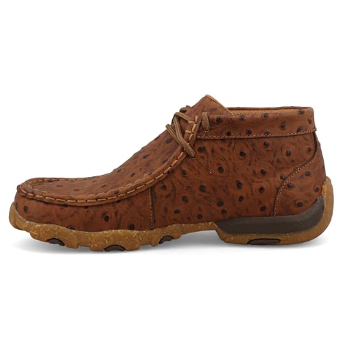 Twisted X Kid's Chukka Driving Moc, Moc Toe, Cognac, 1 M2