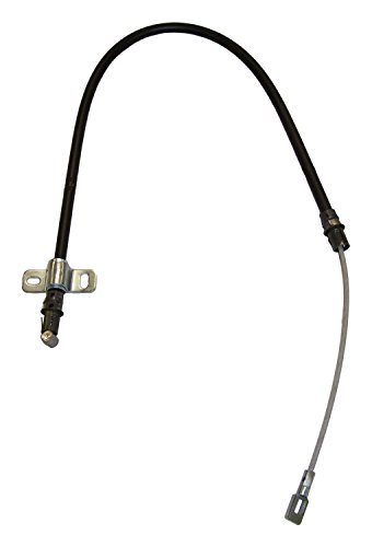 Image of Crown Automotive 52128243AD Brake Cable Assembly, black unpainted