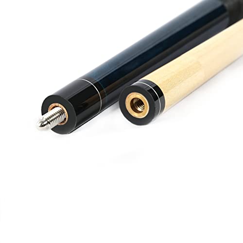 ASKA Short Kids Cue Stick, Canadian Hard Rock Maple, 13mm Hard Tip (36-inches Blue, Wrap (LEC36BLU)) by ASKA - Image 5