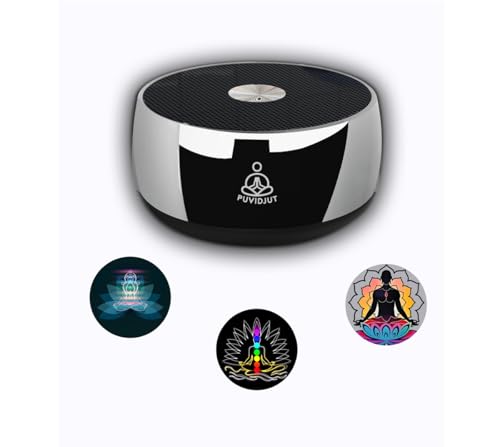 meditation sound machine frequency generator instrumentpuvidjut tone device - solfeggio frequencies bath for yoga mindfulnessmeditation system of chakra 5 tones optional 3 timer modes