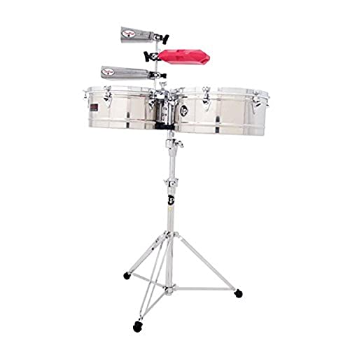 LP Prestige Series Stainless Steel Timbales (14 inch/15 inch)