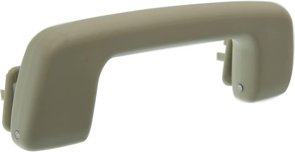 KarParts360 Front Grab Handle for Ford Fusion 2006 2007 2008 2009 Passenger Side Inside | Roof Mounted | Cashmere/Wood Grain | Very Light Beige | Replacement for AE5Z5431406AB