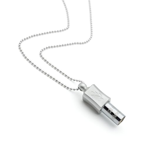 528-Hz-Meditation-Necklace-Breathing-Frequency-Sound-Healing-Device-by-Adjusting-The-Breathing-for-Anxiety-Stress-Relief-Mindfulness-Silver