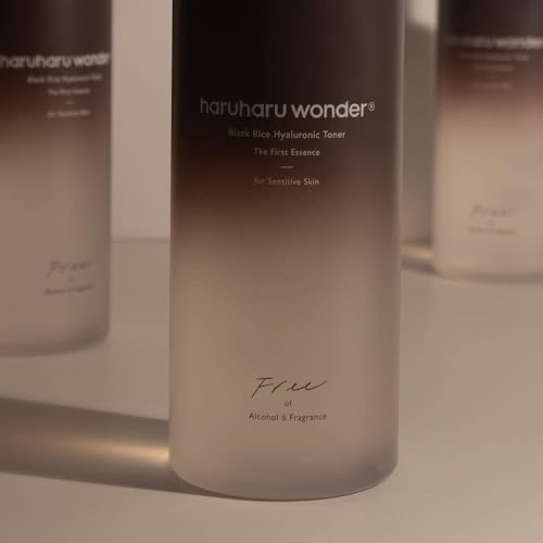 haruharu Wonder Black Rice Hyaluronic Toner for Sensitive Skin 10.1 fl.oz, Alcohol Free, Fragrance Free, Deep Hydration, Glass Skin, Korean Skincare, Vegan, Cruelty-Free - Image 3