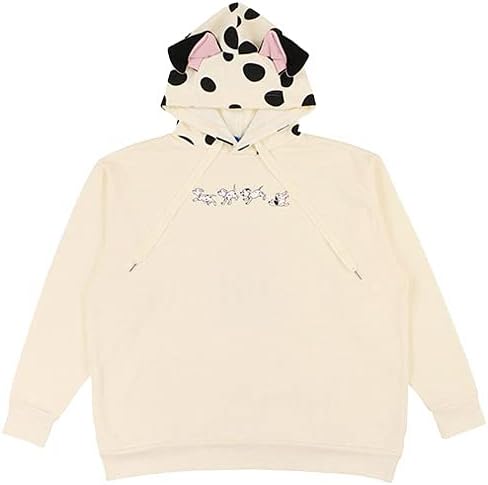 101匹わんちゃん 耳付きパーカー アイボリー ダルメシアン M L 21 ディズニー グッズ お土産
