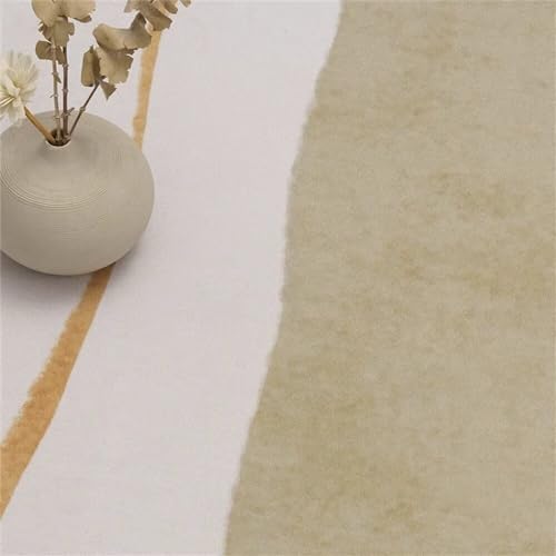 Tapis grande taille salon 200x280cm noir moderne et antidérapant - 6