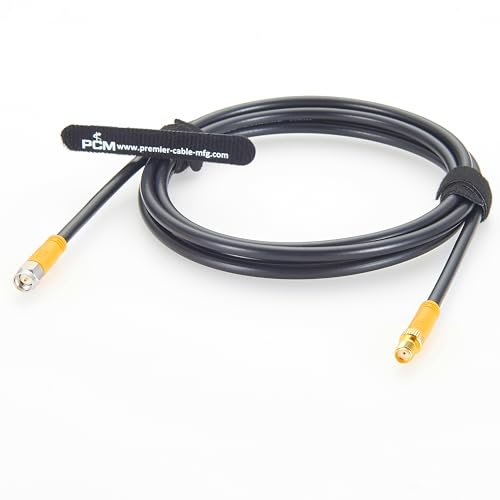 SMA �I�X ? ���X �A���e�i�����P�[�u�� RG58 50�� WiFi ����LAN ���[�^�[ �����P�[�u�� 6�t�B�[�g / 10�t�B�[�g �����g RF�`�� ���� �d�g �P�[�u�� (1.8M/6�t�B�[�g)