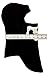Childs American Made Glow in The Dark Neon Skull Ski Face Mask Black Cotton Hood Ghost Balaclava Head Sock Snowmobile, Snowboard Helmet Liner, Will Not Fit Head Circumference Larger Than 19.5 inches