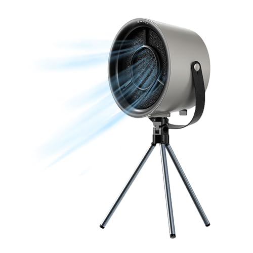 SUNOYA Bewegliche Tragbare Dunstabzugshaube, Tragbare Abzugshaube mit Austauschbarem Filter, Mini-Dunstabzugshaube mit 3 Geschwindigkeiten, Schwarz Desktop-Abzugshaube für Zuhause, Küche, BBQ (Grau)