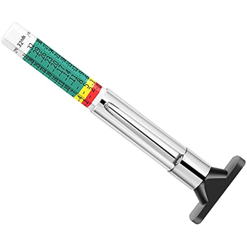 GODESON 88702 Smart Color Coded Tire Tread Depth Gauge 1 Pack