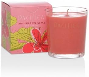 Hawaiian Ruby Guava Soy Candle by Pacifica Perfume - 7.5oz.