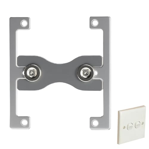 Entretoises de murale pour prises | Ensemble de plaques de montage de type 86 pour réparation de boîtes électriques en vrac | Pour cloison sèche, industrie domestique, électricien, construction