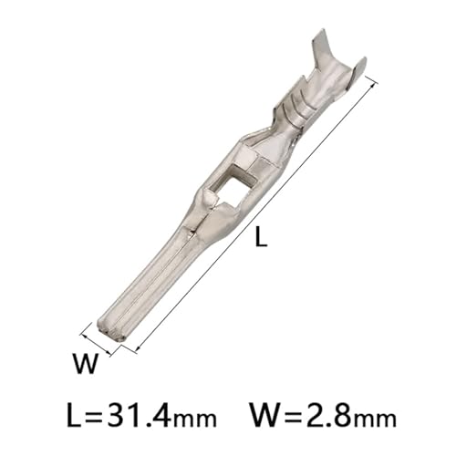 Bloques de terminales automáticos de 2,8mm DJ626B-2.8, pines de prensa para conectores, 20 piezas 4