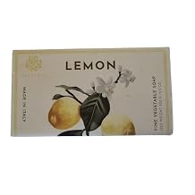 Alchimia Lemon Fine Vegetable Soap, Italian Made, 10.5 Oz Bar