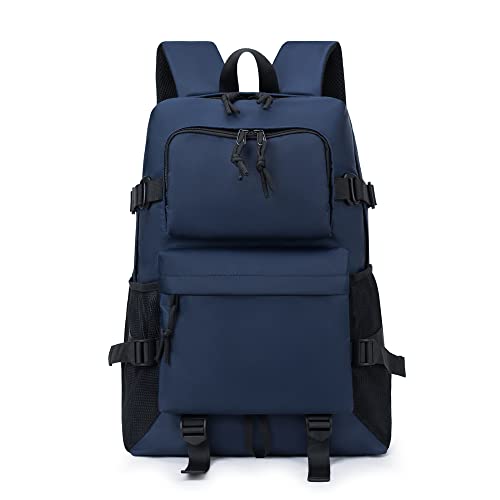 Sac à dos bleu résistant à l'usure pour soulager le dos taille L