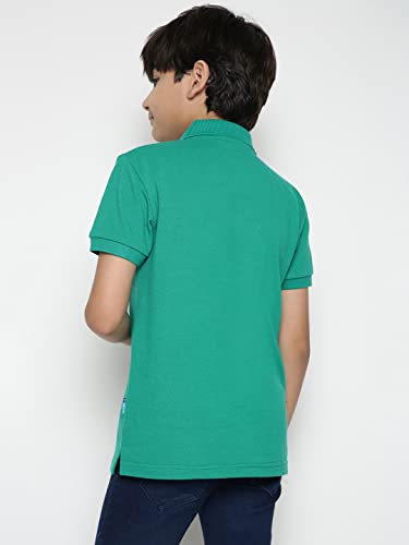 Image of Li'l Tomatoes Boys Pique Cotton Polo T-Shirt | Classic Collar & Button Placket | Soft & Breathable Summer Wear | Casual Comfort | 3-16 Years