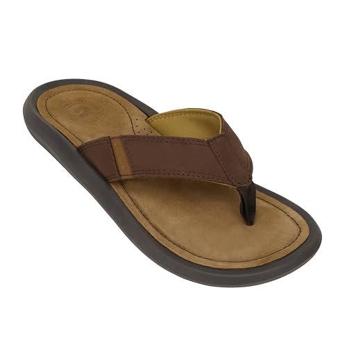 COOL shoe corp. - Tong - WAVE DLX TOBACCO - Taille 42 - En Cuir