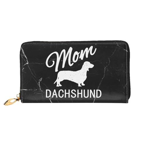 Dachshund Mom Dog Wallet Card Bag2