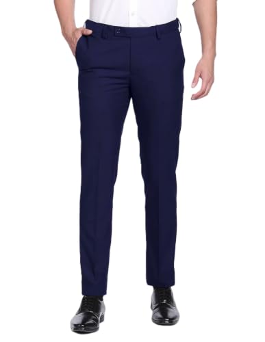 Image of Men's Slim Fit Formal Trousers | Office & Business Wear Pants For Men