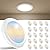 Sunco 20 Pack 5/6 Inch LED Disk Lights, Flush Mount Disc Recessed Ceiling Can Lighting, 1050 LM, Selectable CCT 3000K/4000K/5000K/6000K/6500K, Dimmable, 15W=75W, Damp Rated ETL