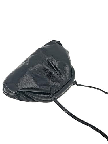 Women's Glossy Shell Shoulder Bag Pleated Crossbody Bags Fashion Handbags Evening Clutch Purses3