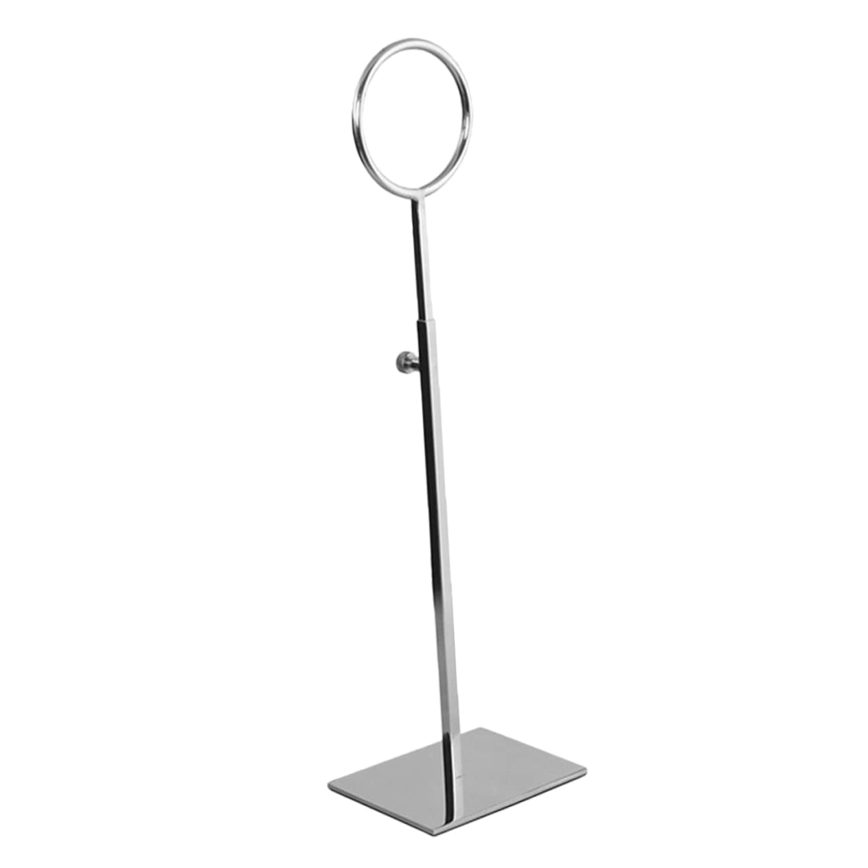 Mobestech Perchero de Acero Inoxidable Altura Ajustable para Bufandas y Corbatas Organizador de Bufandas Que Ahorra Espacio para Tienda o Guardarropa