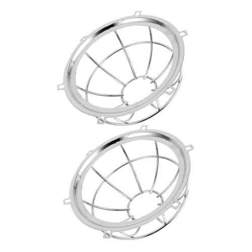 Cabilock 2 Piezas Protector para Aspersores de Incendios de Hierro Resistente Jaula Protectora para Sensor de Humo Fácil Instalación para Tiendas Hoteles y Oficinas