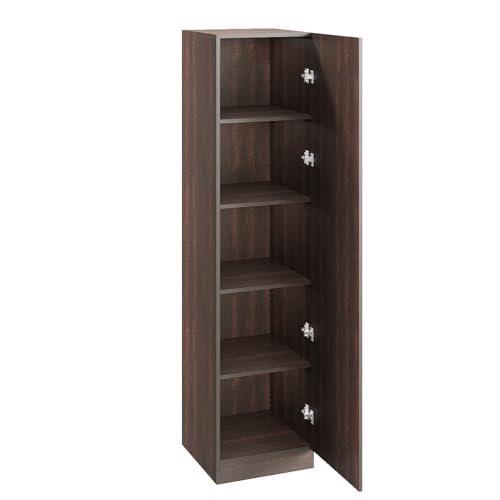 Image of FURNEASER Fanciable Engineering Wood Wardrobe, Wenge