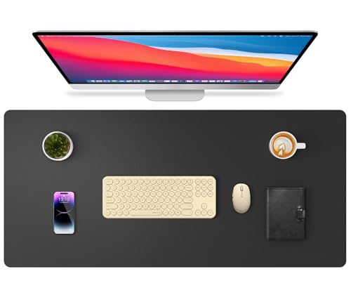 �y����~�ߕt���zAothia �f�X�N�}�b�g ���U�[�� �}�E�X�Ή� ���p�}�b�g ����~�ߕt�� �h���h�� 2mm�� �w�K�� �I�t�B�X �e�����[�N �ݑ�[�N ���n ������� �f�X�N�p�b�h 90×43cm �u���b�N