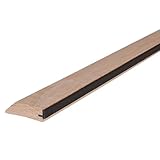 M-D Building Products 13748 3-1/2 in. x 1 in. x 36 in. Natural Hardwood and Vinyl High-Profile Outswing Door Threshold