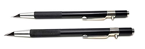 Excel Blades Retractable Pen Knife - Made In The Usa, Pen Knife With Pocket Clip- Light Duty Scrapbook Knife & Precision Craft Knife  - 2 Pack #TOP6