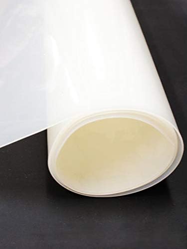 Tela de vinilo de plástico teñido de vidrio de leche de calibre 30 de 48 pulgadas de ancho vendido por The Yard