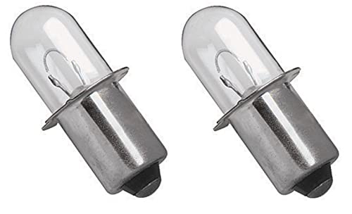 Replacement for fits 2 18 VOLT Flashlight Replacement Xenon Bulbs for Ryobi 18V P700 P703 FL1800