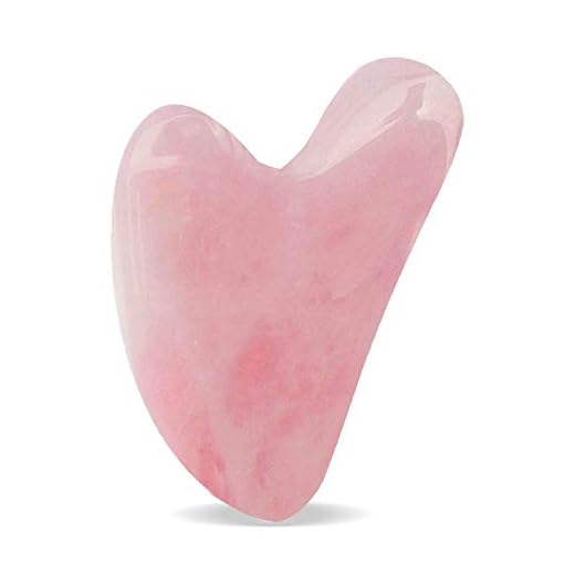 DEAYOKA Rose Quartz Gua Sha Tool - Asian Beauty Secret, for Facial Microcirculation/Removes Toxins/Prevents Wrinkles/Boost Radiance of Complexion - 100% Authentic & Genuine Rose Quartz