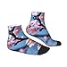 SSIMOO Plum Blossom Print Sporty Straight Tube Socks For Running Enthusiasts,Breathable And Fashionable