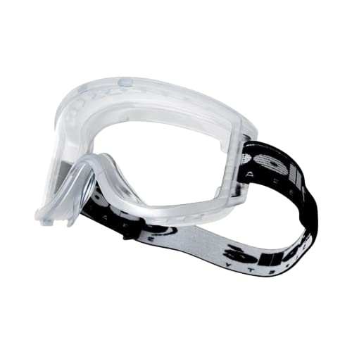 DSTOCK60 - 1 paire de lunette-masque de protection BOLLE – Attack II ATPSI – Anti-rayures et antibuée – Monture étanche - Bricolage, Jardinage, Industrie...