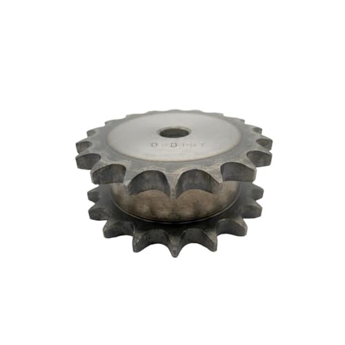 Bevel Gear Pinion Hardware Mechanical 1Pcs 16A 12T Teeth 45# Steel Industrial Machinery False Double Row Drive Sprocket Gear